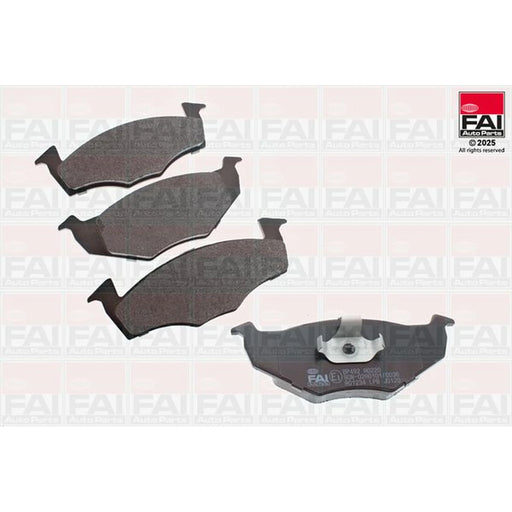 FAI Front Brake Pad Set fits Seat Arosa 1997-2004 1.0 1.4 1.7