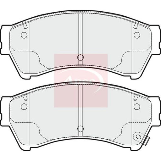 Apec Front Brake Pad Set PAD1698