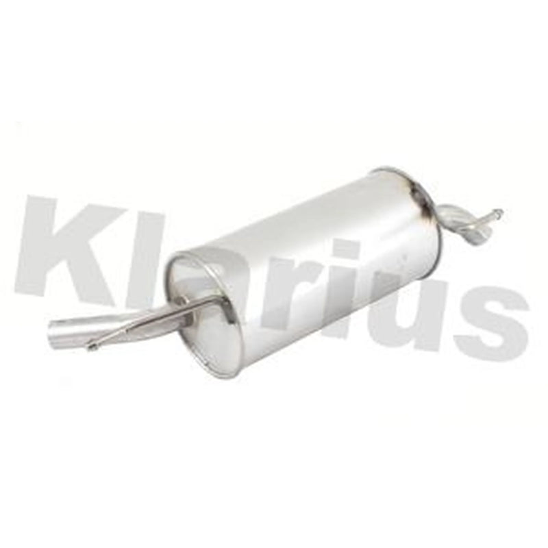 Klarius Box With Tail Pipe Rear fits Opel Corsa C 2000-2009 1.0
