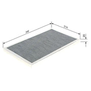 Bosch Cabin Air Filter (Pollen Filter) fits Audi A6 C4 1994-1997