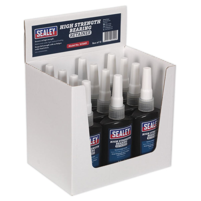 Sealey Bearing Fit Retainer High Strength 50ml Pack of 12 SCS601 Sealey - Dynamic Drive