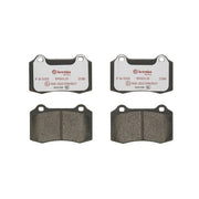 Brembo 4 x Front Brake Pad Set fits Citroën DS3 2011-2015 1.2 1.6