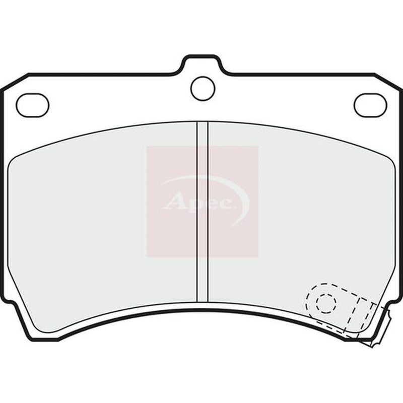 Apec Front Brake Pad Set PAD684