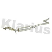 Klarius Box With Centre Pipe Centre fits Ford Fiesta VI 2008-2018 1.6