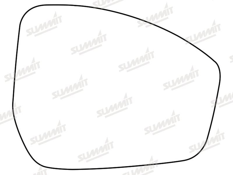 Summit Stick-On Standard Mirror Glass fits Range Rover Evoque 14 on RHS Summit - Bars 4 Cars