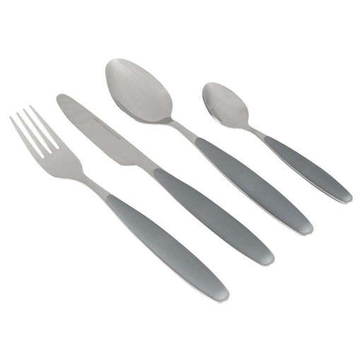 Gimex Cutlery Grey Soft Touch Handle 16 Pieces Gimex - Dynamic Drive