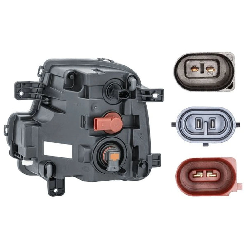 Hella Front Right Fog Light P21W fits VW Scirocco III 2008-2017 1.4 2.0