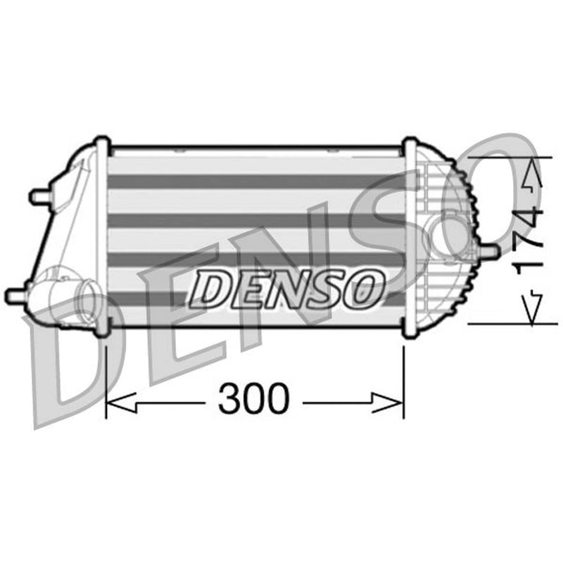Denso Intercooler (Charge Air Cooler) fits Suzuki Swift III 2010-2017 1.3