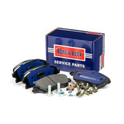 Borg & Beck Front & Rear Brake Discs & Pads fits Vauxhall Mpv 2001-2011 1.7