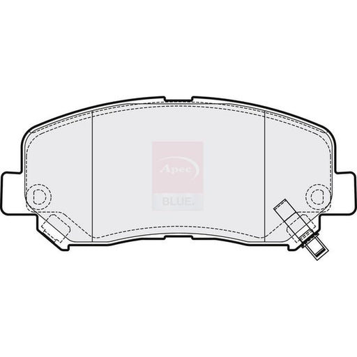 Apec Front Brake Vented Discs & Pads fits Jeep Cherokee 2014-2018 2.0