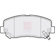 Apec Front & Rear Pads fits Jeep Cherokee 2014-2018 2.0