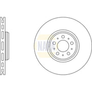 NAPA 2 x Vented Brake Discs fits Volvo XC90 I 2002-2014 2.5 3.2