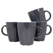 Gimex Vivid Line Mug Blue 380ml 4 Pieces Gimex - Dynamic Drive