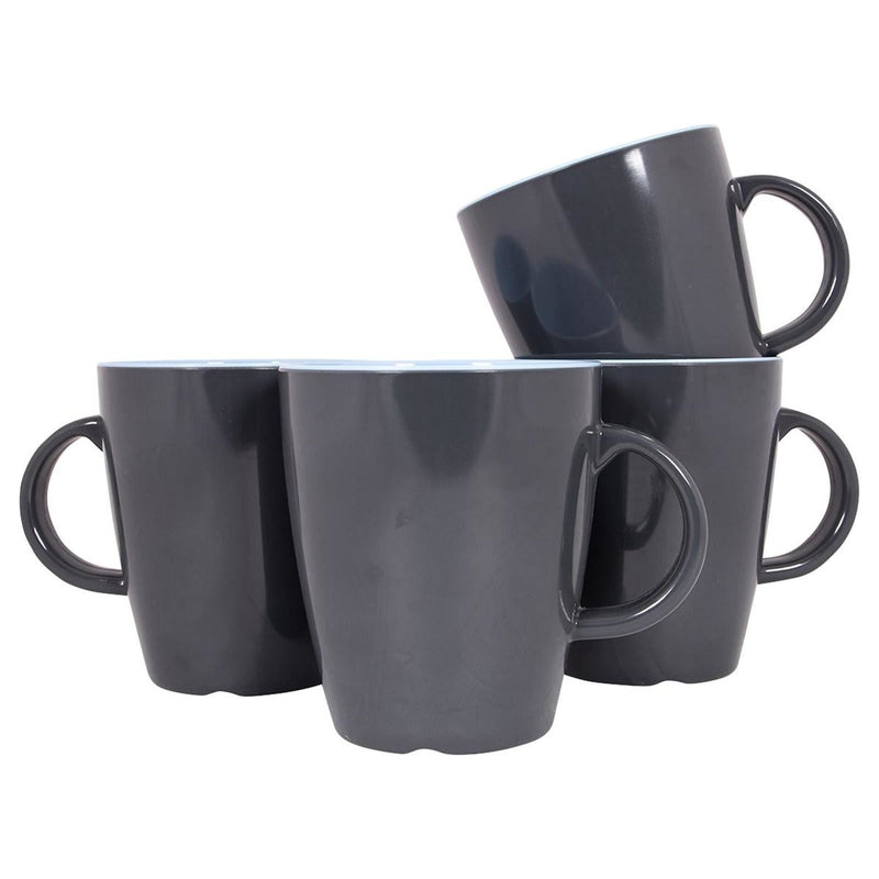 Gimex Vivid Line Mug Blue 380ml 4 Pieces Gimex - Dynamic Drive