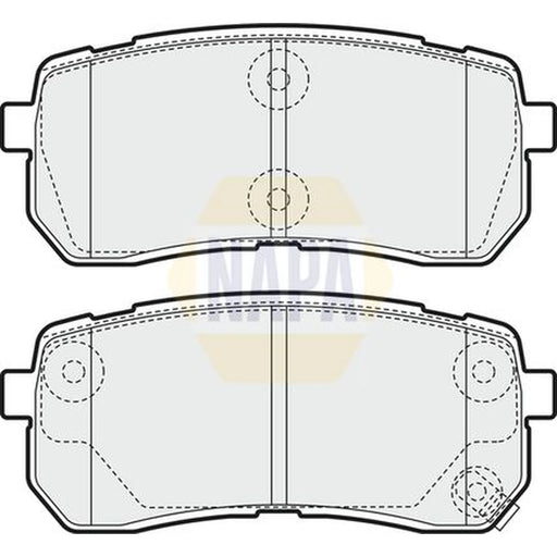 NAPA Rear Brake Pad Set NBP1586