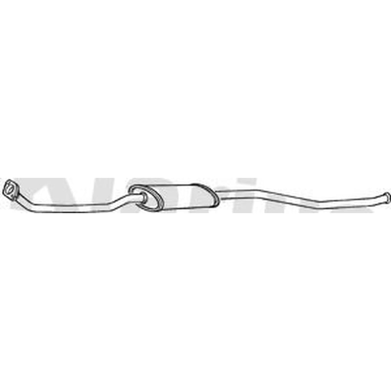 Klarius Box With Centre Pipe Centre fits Citroën Xsara 1997-2005 1.4 1.6