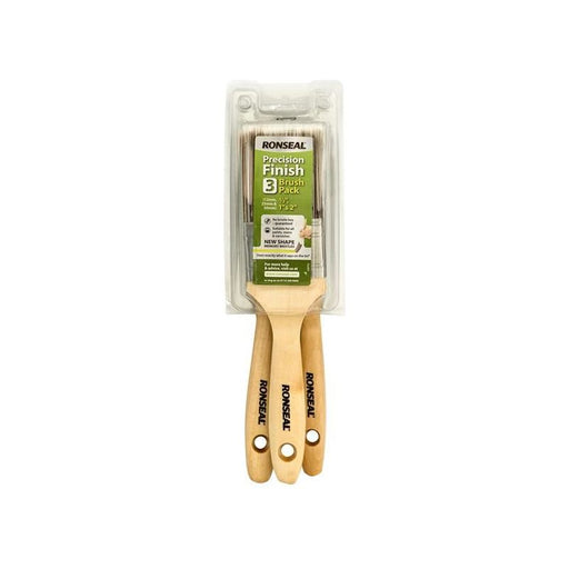 Ronseal Precision Finish Brush (Pack 3) Ronseal - Dynamic Drive