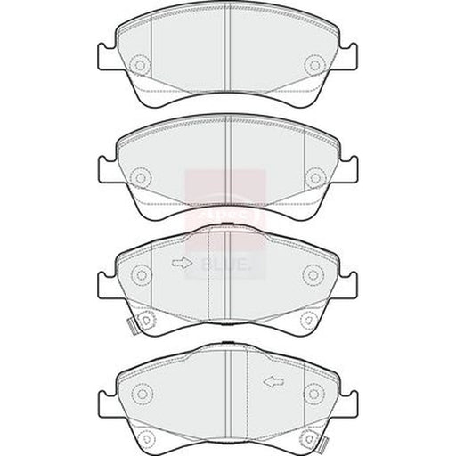 Apec Front & Rear Brake Discs & Pads fits Toyota Auris 2006-2015 2.0 2.2