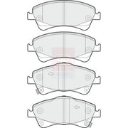 Apec Front & Rear Pads fits Toyota Verso 2009-2018 1.6 1.8 2.0