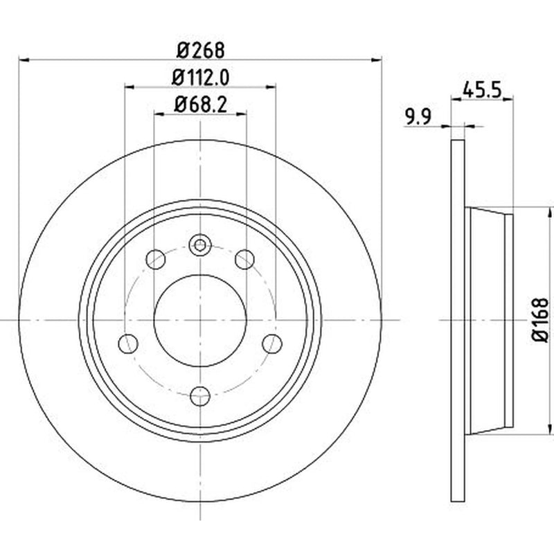 Mintex Front & Rear Brake Discs & Pads fits Seat Alhambra 1996-2010 1.9 2.0