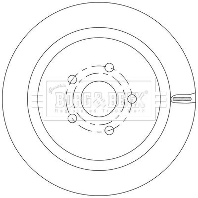 Borg & Beck Front Vented & Rear Vented Brake Discs & Pads fits Lexus Rx 2015 on