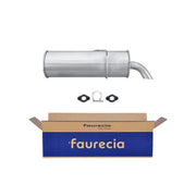 Hella End Silencer Rear fits Peugeot 106 I 1991-1996 1.0 1.1