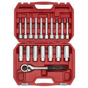 Sealey Shock Absorber Strut Nut Kit 18pc VS0331 Sealey - Dynamic Drive
