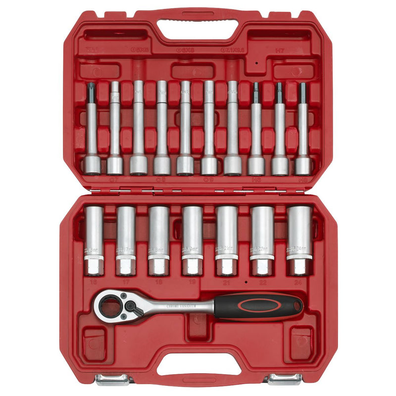 Sealey Shock Absorber Strut Nut Kit 18pc VS0331 Sealey - Dynamic Drive