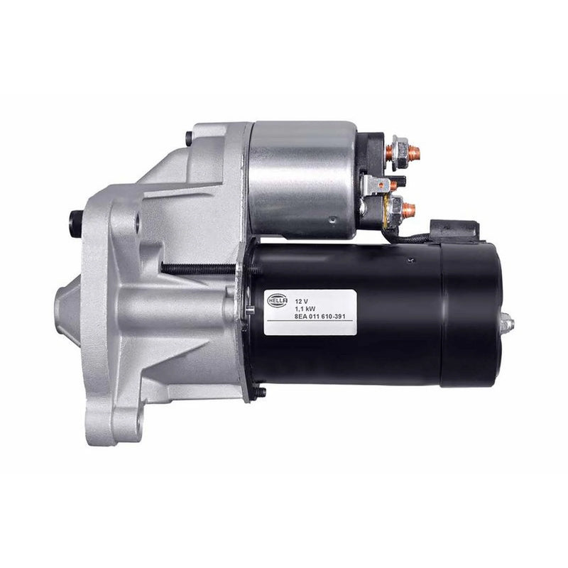 Hella Starter Motor 12V 1.1kW 9 Teeth fits Citroën Ax 1986-1998 1.3 1.4