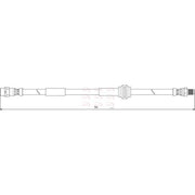 Apec Brake Hydraulic Hose Line Front fits Mini Mini 2006-2015