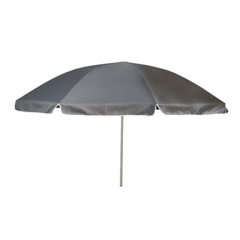Bo-Camp Parasol Articulated Arm Polyester Dia 200cm Grey Bo-Camp - Dynamic Drive