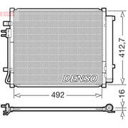 Denso Air Conditioning Condenser DCN43015