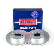 Borg & Beck Front & Rear Brake Discs & Pads fits VW Polo III Classic 1997-1999