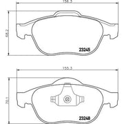 Mintex Front Brake Pad Set fits Renault Espace 2002-2015 1.9 2.0 2.2 3.0 3.5