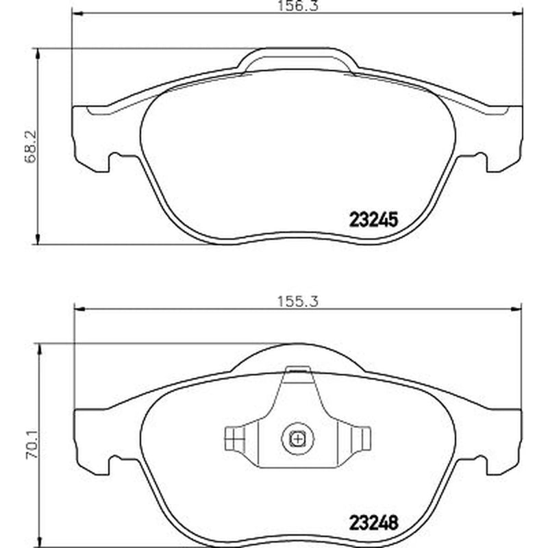 Mintex Front Brake Pad Set fits Renault Espace 2002-2015 1.9 2.0 2.2 3.0 3.5