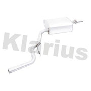 Klarius Box With Tail Pipe (Rh) Right Rear fits Audi A4 B6 2000-2005 1.8