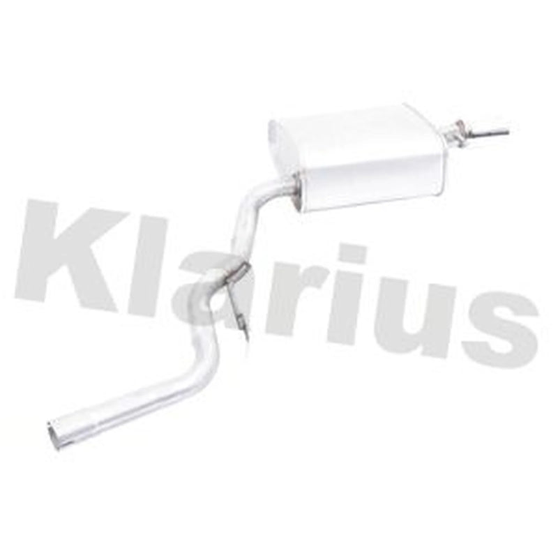 Klarius Box With Tail Pipe (Rh) Right Rear fits Audi A4 B6 2000-2005 1.8