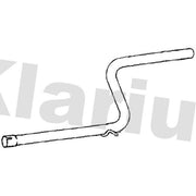 Klarius Exhaust Pipe OD fits VW Caddy III 2007-2015 1.6 2.0