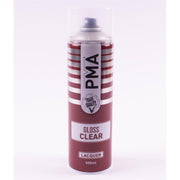 12X PMA Clear Lacquer 500ml Spray Paint Gloss High Coverage Clear Lacquer PMA - Dynamic Drive