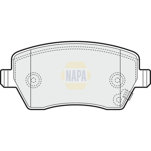 NAPA Front Brake Pad Set NBP1398