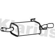 Klarius Box With Tail Pipe Rear fits Opel Astra H 2004-2010 1.9