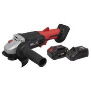 Sealey Cordless Angle Grinder Kit115mm 20V 4Ah SV20 Series CP20VAGBKIT1 Sealey - Dynamic Drive