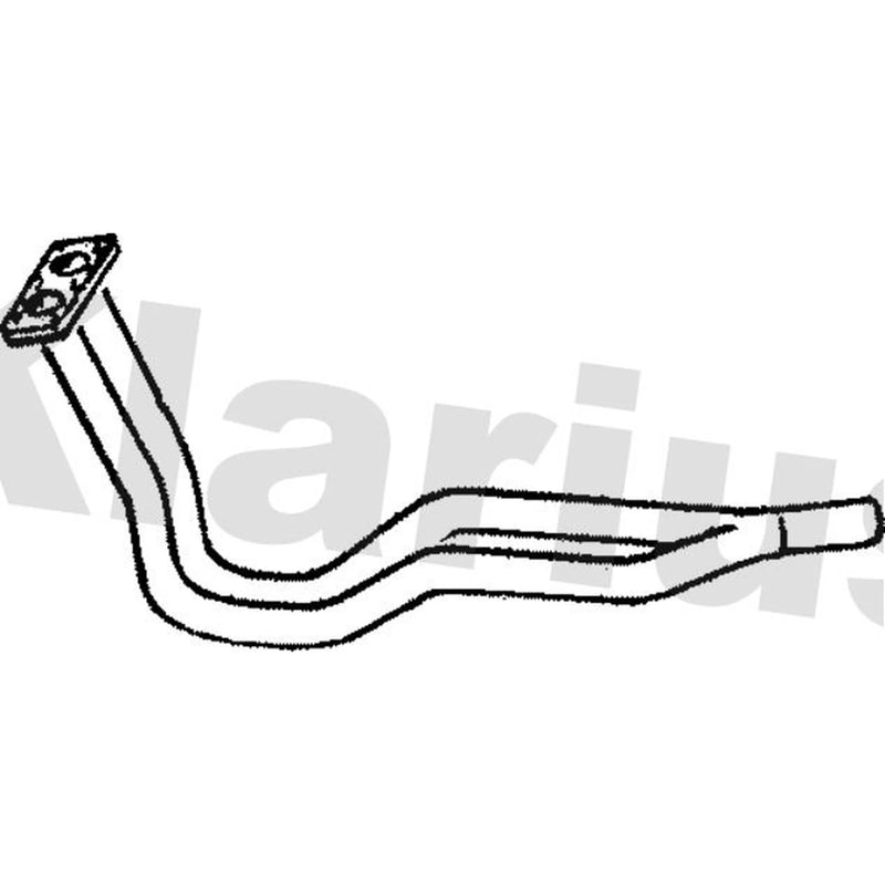 Klarius Exhaust Pipe OD fits VW Golf 1976-1989 1.6 1.8