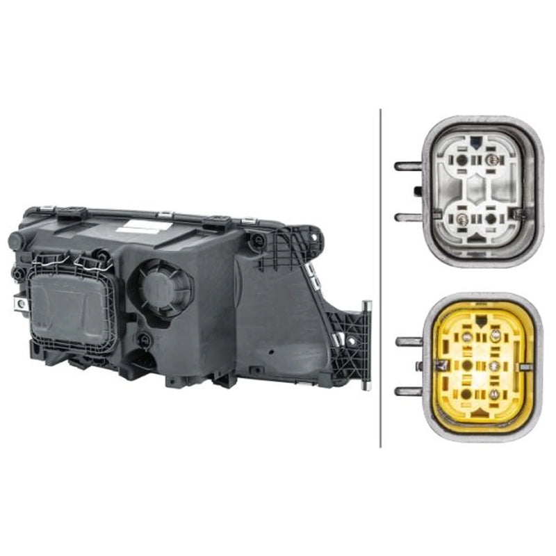 Hella Headlight Headlamp PY21W Left fits Man Tgs I 2006-2021