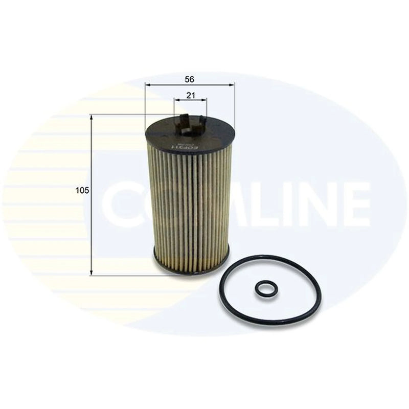 Comline Engine Oil Filter fits Opel Astra J 2013-2018 1.6