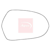 Apec Exterior Wing Mirror Glass Right fits Audi A3 2011-2012