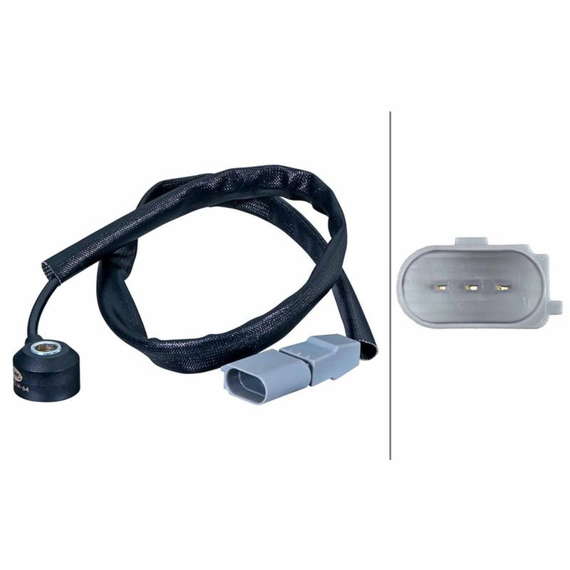 Hella Engine Knock Sensor fits Audi A3 2011-2012