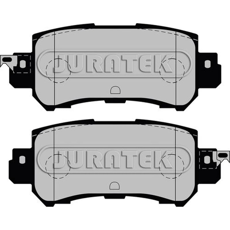 Juratek Front & Rear Pads fits Mazda 2 2014 on 1.5