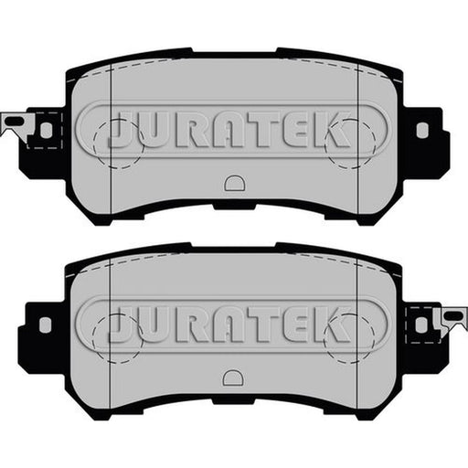 Juratek Front & Rear Pads fits Mazda 2 2014 on 1.5