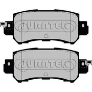 Juratek Rear Brake Pad Set fits Mazda 2 2014 on 1.5